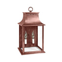 Northeast Lantern 11321-LT2 Rockland Medium Square Pagoda Wall 2 Light Candelabra Sockets 6