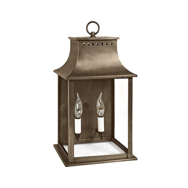 Northeast Lantern 11321-LT2 Rockland Medium Square Pagoda Wall 2 Light Candelabra Sockets 7