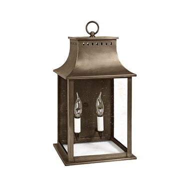 Northeast Lantern 11321-LT2 Rockland Medium Square Pagoda Wall 2 Light Candelabra Sockets 8