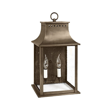 Northeast Lantern 11321-LT2 Rockland Medium Square Pagoda Wall 2 Light Candelabra Sockets 9