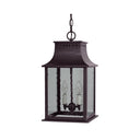 Northeast Lantern 11322-LT2 Rockland Medium Square Pagoda Hanging 2 Light Candelabra Sockets 11