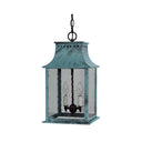 Northeast Lantern 11322-LT2 Rockland Medium Square Pagoda Hanging 2 Light Candelabra Sockets 14