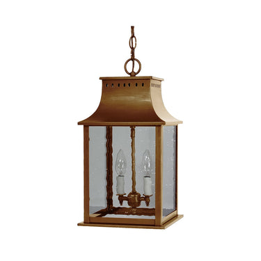 Northeast Lantern 11322-LT2 Rockland Medium Square Pagoda Hanging 2 Light Candelabra Sockets 2