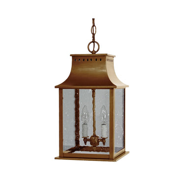 Northeast Lantern 11322-LT2 Rockland Medium Square Pagoda Hanging 2 Light Candelabra Sockets 3