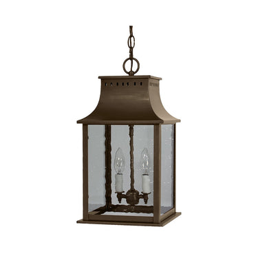 Northeast Lantern 11322-LT2 Rockland Medium Square Pagoda Hanging 2 Light Candelabra Sockets 8