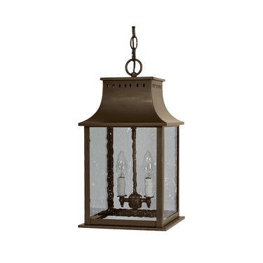 Northeast Lantern 11322-LT2 Rockland Medium Square Pagoda Hanging 2 Light Candelabra Sockets 9