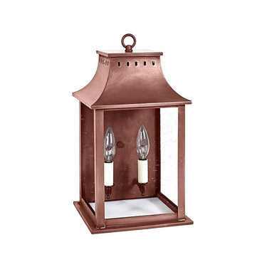 Northeast Lantern 11331-LT2 Rockland Large Square Pagoda Wall 2 Light Candelabra Sockets 5