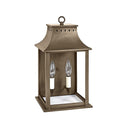 Northeast Lantern 11331-LT2 Rockland Large Square Pagoda Wall 2 Light Candelabra Sockets 7