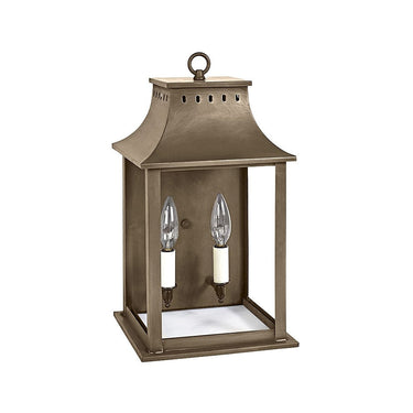 Northeast Lantern 11331-LT2 Rockland Large Square Pagoda Wall 2 Light Candelabra Sockets 7