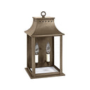 Northeast Lantern 11331-LT2 Rockland Large Square Pagoda Wall 2 Light Candelabra Sockets 8