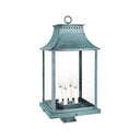 Northeast Lantern 11333-LT4 Rockland Large Square Pagoda Post 4 Light Candelabra Sockets 14