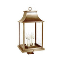 Northeast Lantern 11333-LT4 Rockland Large Square Pagoda Post 4 Light Candelabra Sockets 2