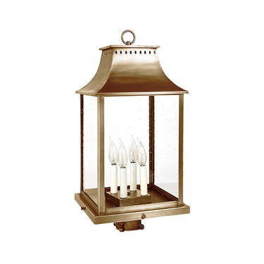 Northeast Lantern 11333-LT4 Rockland Large Square Pagoda Post 4 Light Candelabra Sockets 2