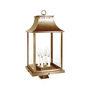 Northeast Lantern 11333-LT4 Rockland Large Square Pagoda Post 4 Light Candelabra Sockets 1