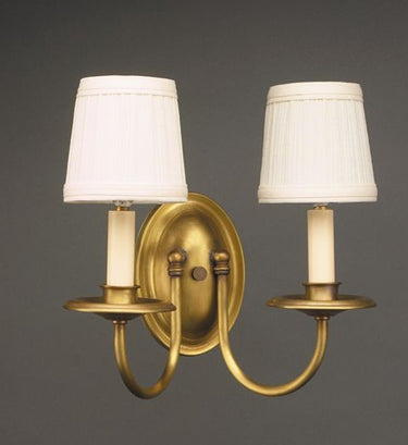 Northeast Lantern 118-LT2-SHD Signature 2 Light 12 inch Wall Sconce Wall Light - Crescent Harbor