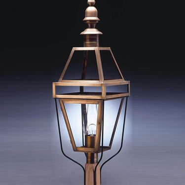 Northeast Lantern 1253-CIM Post Medium Base Socket With Chimney - Crescent Harbor