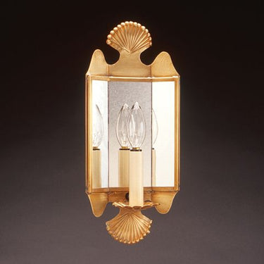 Northeast Lantern 126-LT1-PM Signature 1 Light 6 inch Wall Sconce Wall Light in Plain Mirror - Crescent Harbor