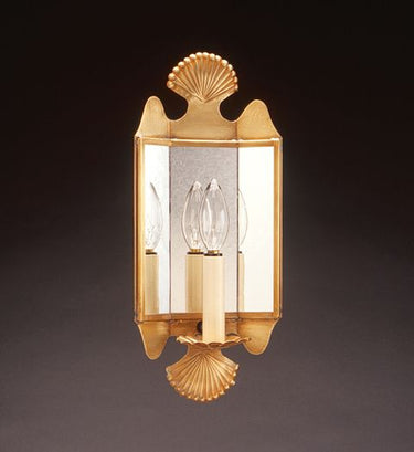 Northeast Lantern 126-LT1-PM Signature 1 Light 6 inch Wall Sconce Wall Light in Plain Mirror - Crescent Harbor