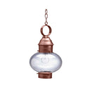 Northeast Lantern 2042-MED Onion Hanging No Cage Medium Base Soket 5