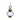 Northeast Lantern 2042-MED Onion Hanging No Cage Medium Base Soket 8
