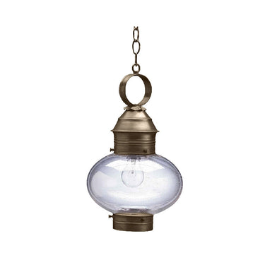 Northeast Lantern 2042-MED Onion Hanging No Cage Medium Base Soket 8