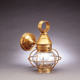 Northeast Lantern 2515-MED Caged Onion Wall Medium Base Socket - Crescent Harbor