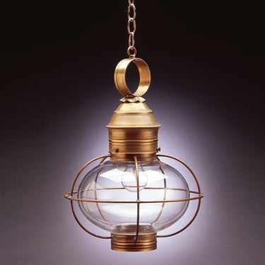 Northeast Lantern 2542-LT2 Caged Onion Hanging 2 Light Candelabra Socket - Crescent Harbor