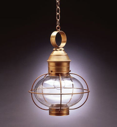 Northeast Lantern 2542-LT2 Caged Onion Hanging 2 Light Candelabra Socket - Crescent Harbor