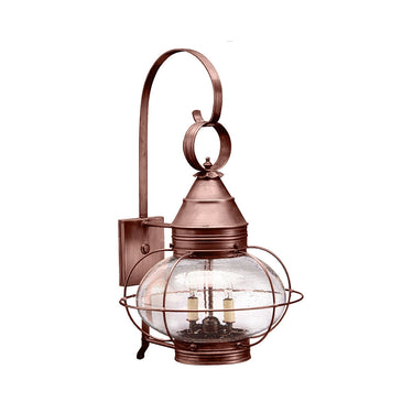 Northeast Lantern 2571-LT2 Caged Onion Wall 2 Light Candelabra Socket 5