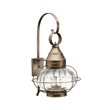 Northeast Lantern 2571-LT2 Caged Onion Wall 2 Light Candelabra Socket 9