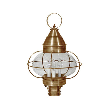 Northeast Lantern 2573-LT3 Caged Onion Post 3 Light Candelabra Socket 3