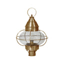 Northeast Lantern 2573-LT3 Caged Onion Post 3 Light Candelabra Socket 4