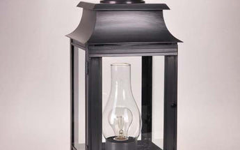 Northeast Lantern 5633P-CIM Pagoda Pier Medium Base Socket With Chimney - Crescent Harbor