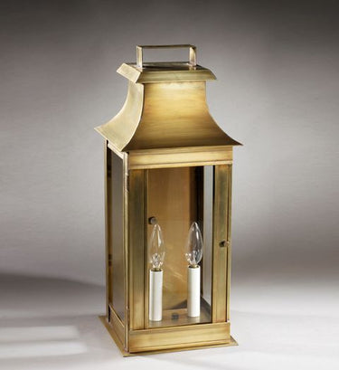 Northeast Lantern 5651-CIM Pagoda Wall Medium Base Socket With Chimney - Crescent Harbor