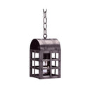 Northeast Lantern 6112-MED Culvert Top H-Bars Hanging Medium Base Socket with Chimney 11