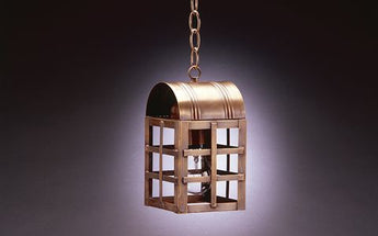 Northeast Lantern 6112-MED Culvert Top H-Bars Hanging Medium Base Socket With Chimney - Crescent Harbor