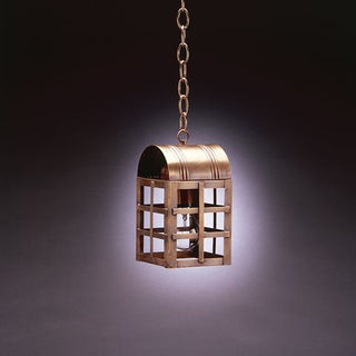 Northeast Lantern 6112-MED Culvert Top H-Bars Hanging Medium Base Socket With Chimney - Crescent Harbor