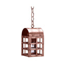 Northeast Lantern 6112-MED Culvert Top H-Bars Hanging Medium Base Socket with Chimney 6