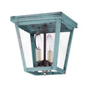 Northeast Lantern 7324-LT2 Square Flush 2 Light Candelabra Sockets 15