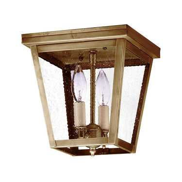 Northeast Lantern 7324-LT2 Square Flush 2 Light Candelabra Sockets 3