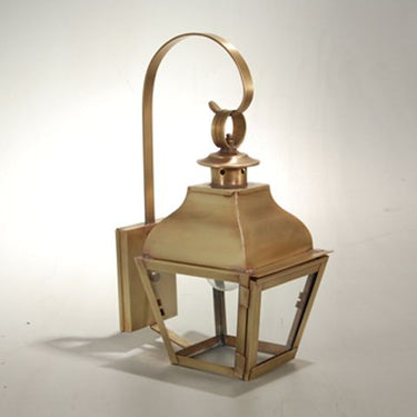 Northeast Lantern 7617-LT2 Curved Top Wall With Top Scroll 2 Light Candelabra - Crescent Harbor
