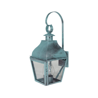 Northeast Lantern 7637-CIM Curved Top Wall with Top Scroll Medium Base Socket with Chimney 14