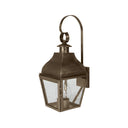 Northeast Lantern 7637-CIM Curved Top Wall with Top Scroll Medium Base Socket with Chimney 7