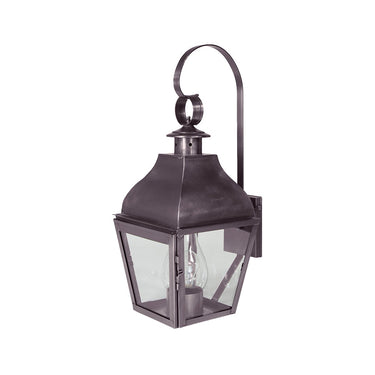 Northeast Lantern 7637-CIM Curved Top Wall with Top Scroll Medium Base Socket with Chimney 10