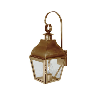 Northeast Lantern 7637-CIM Curved Top Wall with Top Scroll Medium Base Socket with Chimney 1