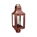 Northeast Lantern 9033-CIM Culvert Top Post Medium Base Socket 7