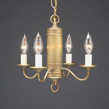 Northeast Lantern 911S-LT4 Signature 4 Light 13 inch Chandelier Ceiling Light - Crescent Harbor