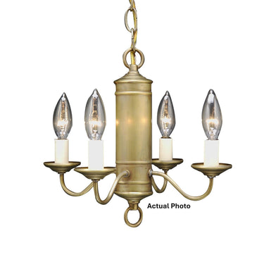 Northeast Lantern 911S-LT4 Signature 4 Light 13 inch Chandelier Ceiling Light 1