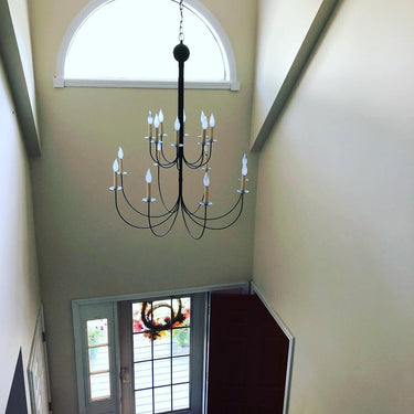 Northeast Lantern 912-LT12 Signature 12 Light 24 inch Chandelier Ceiling Light 2