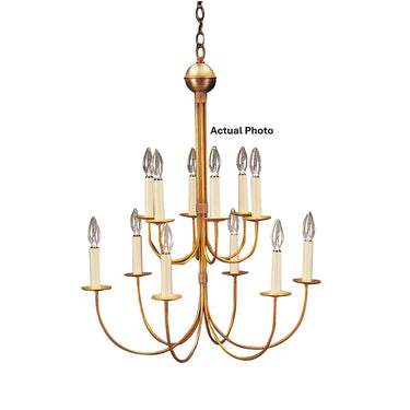 Northeast Lantern 912-LT12 Signature 12 Light 24 inch Chandelier Ceiling Light 1